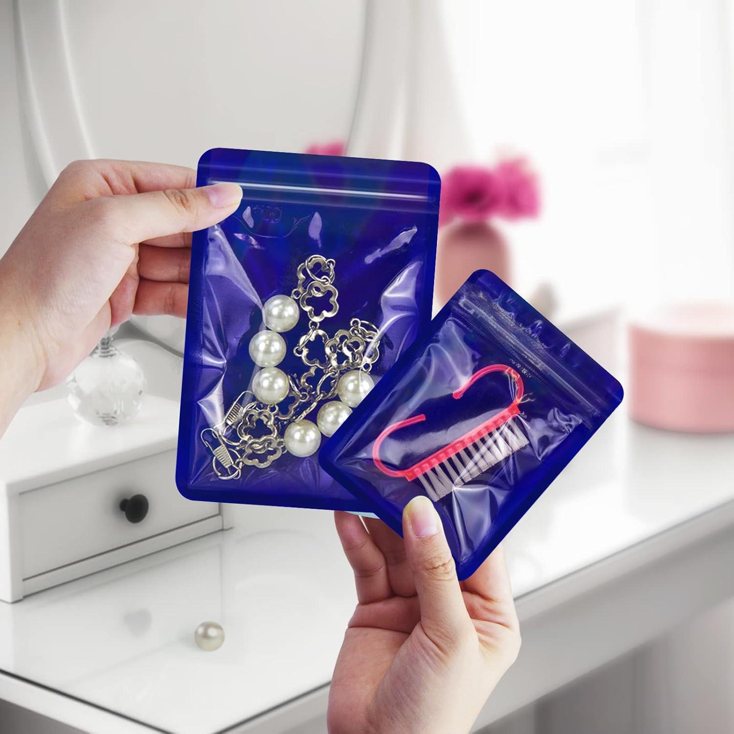 Bolsas Holográficas Reutilizables YOTOZU 100 PCS 7x10 cm