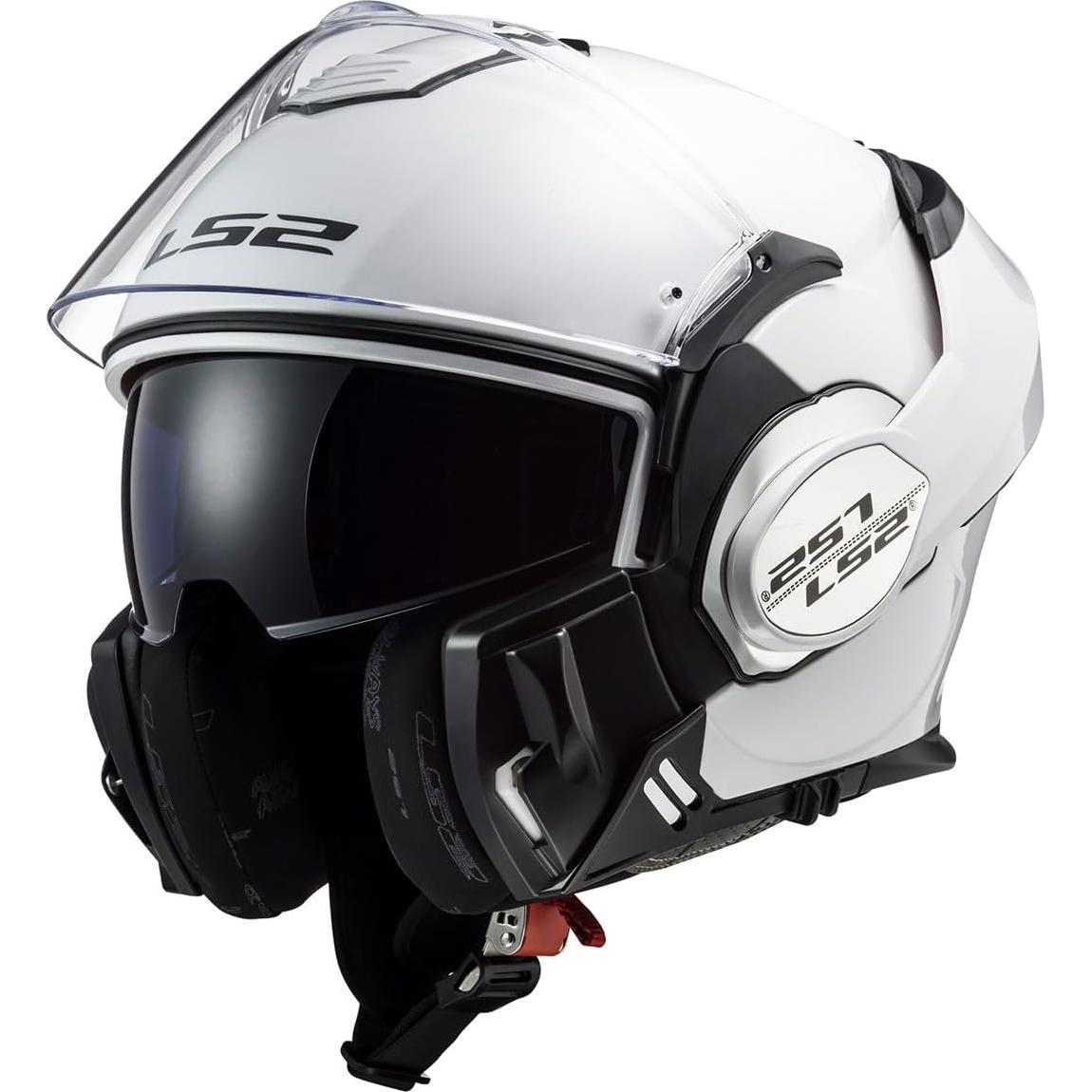Casco Modular LS2 Valiant X-Pequeño Blanco KPA