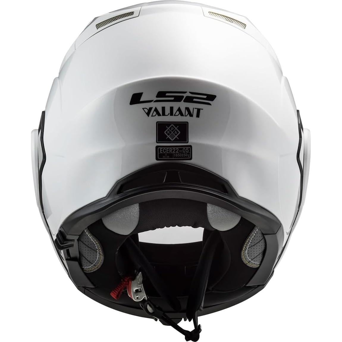 Casco Modular LS2 Valiant X-Pequeño Blanco KPA