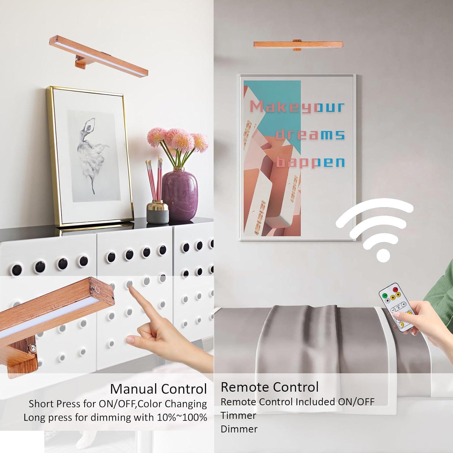 Luz de Imagen LED MIOBLUE 40.64 cm Recargable con Control Remoto