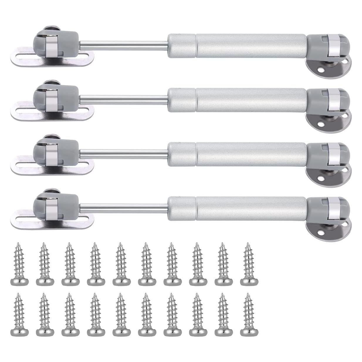 Soporte de Gas Hidráulico JING 6" 50N para Gabinetes - Paquete de 4