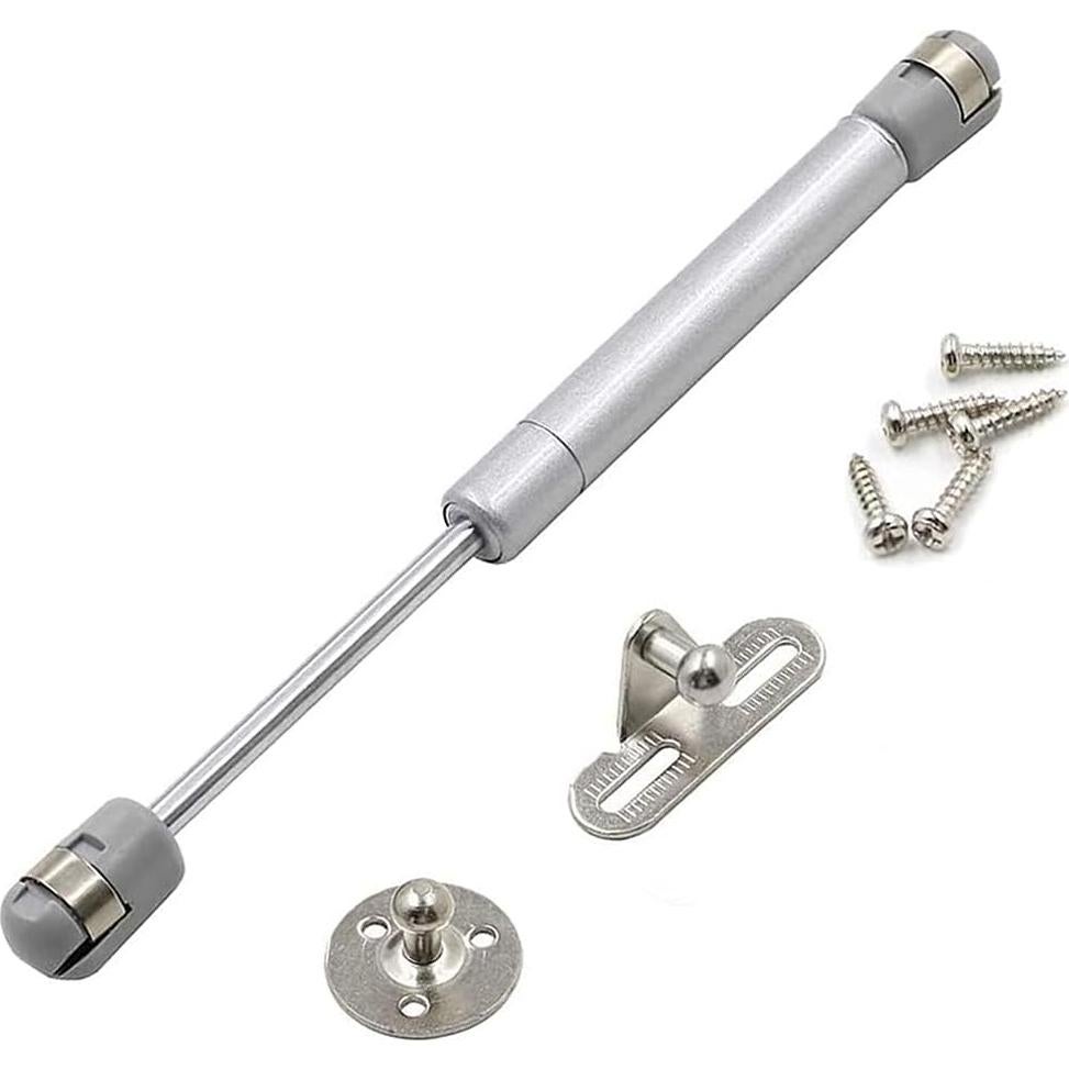 Soporte de Gas Hidráulico JING 6" 50N para Gabinetes - Paquete de 4