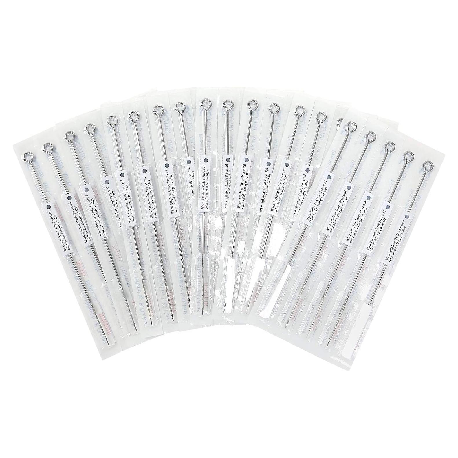 50 Agujas de Tatuaje Estériles Redondas ACE Needles 11RS