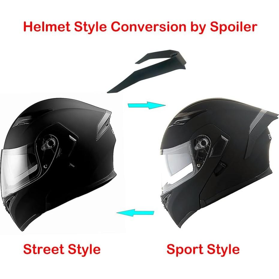 Casco Modular 1Storm HB89 Negro Mate L 57-58 CM