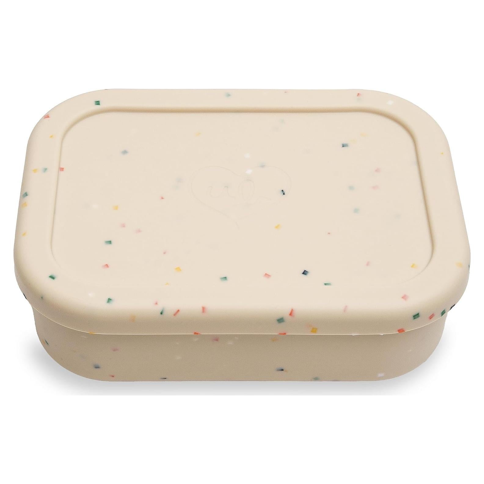 Caja Bento de Silicona Ullabelle 0.48 kg A Prueba de Fugas Beige