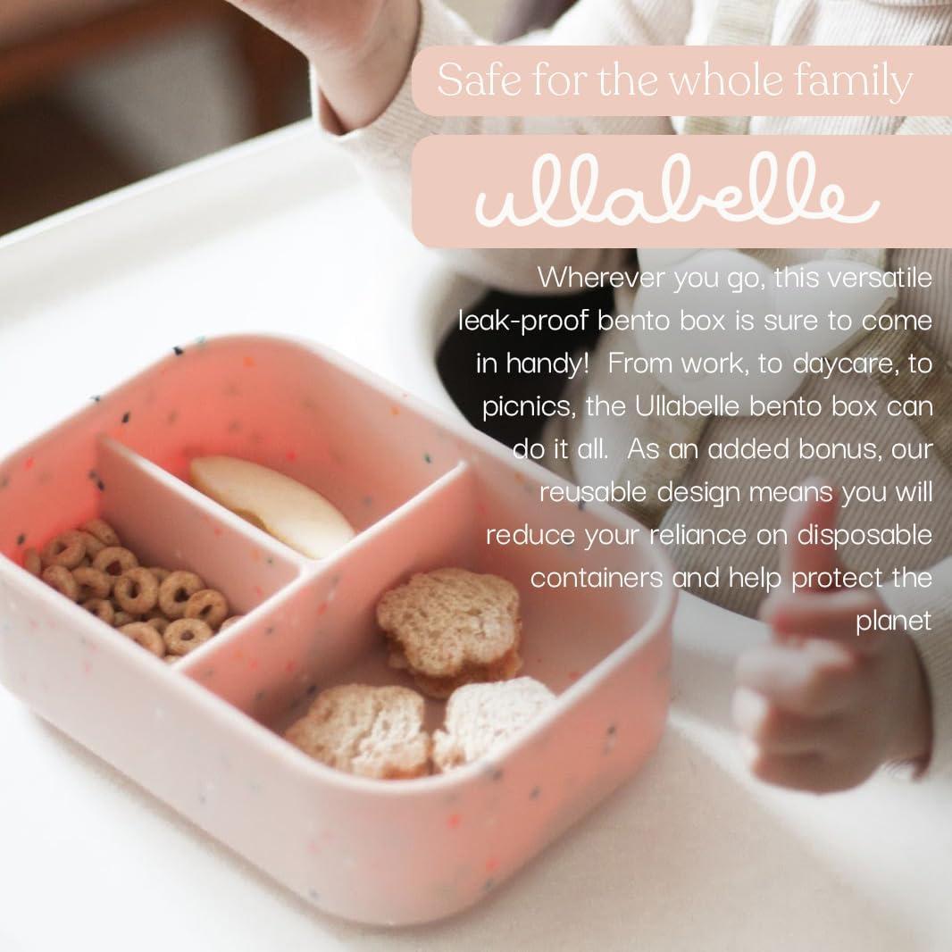 Caja Bento de Silicona Ullabelle 0.48 kg A Prueba de Fugas Beige