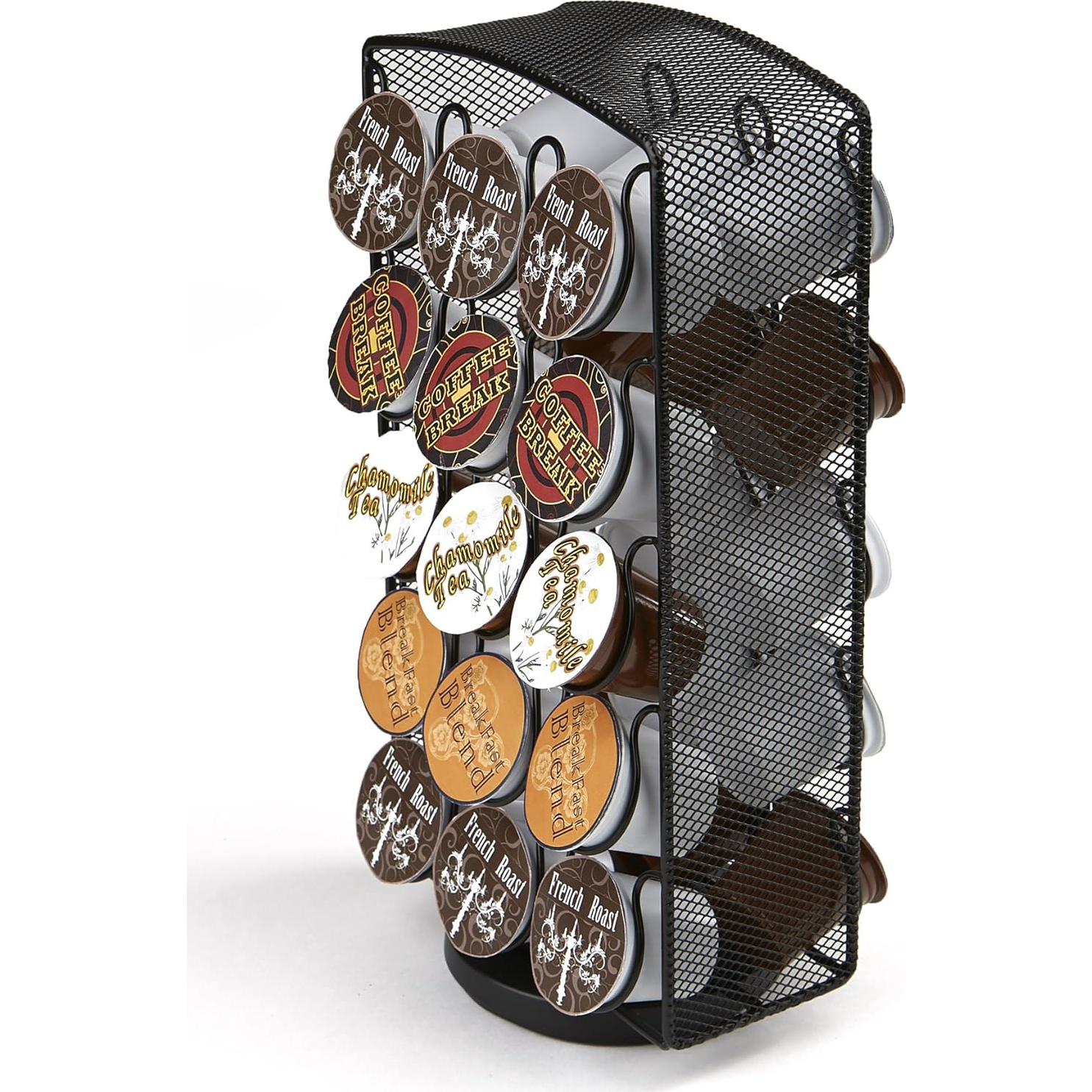 Carrusel de Cápsulas de Café Mind Reader, 30 Capacidad, Negro