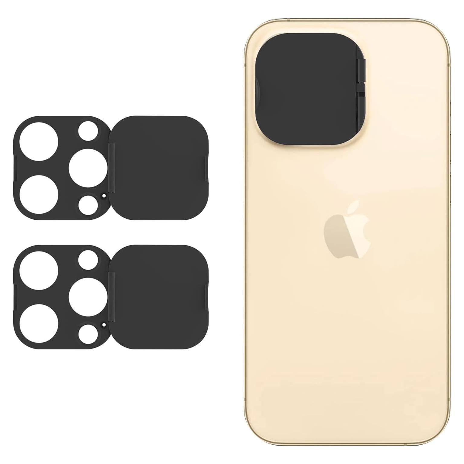 Cubierta de Cámara MakLuen para iPhone 14 Pro/Pro Max - Negro