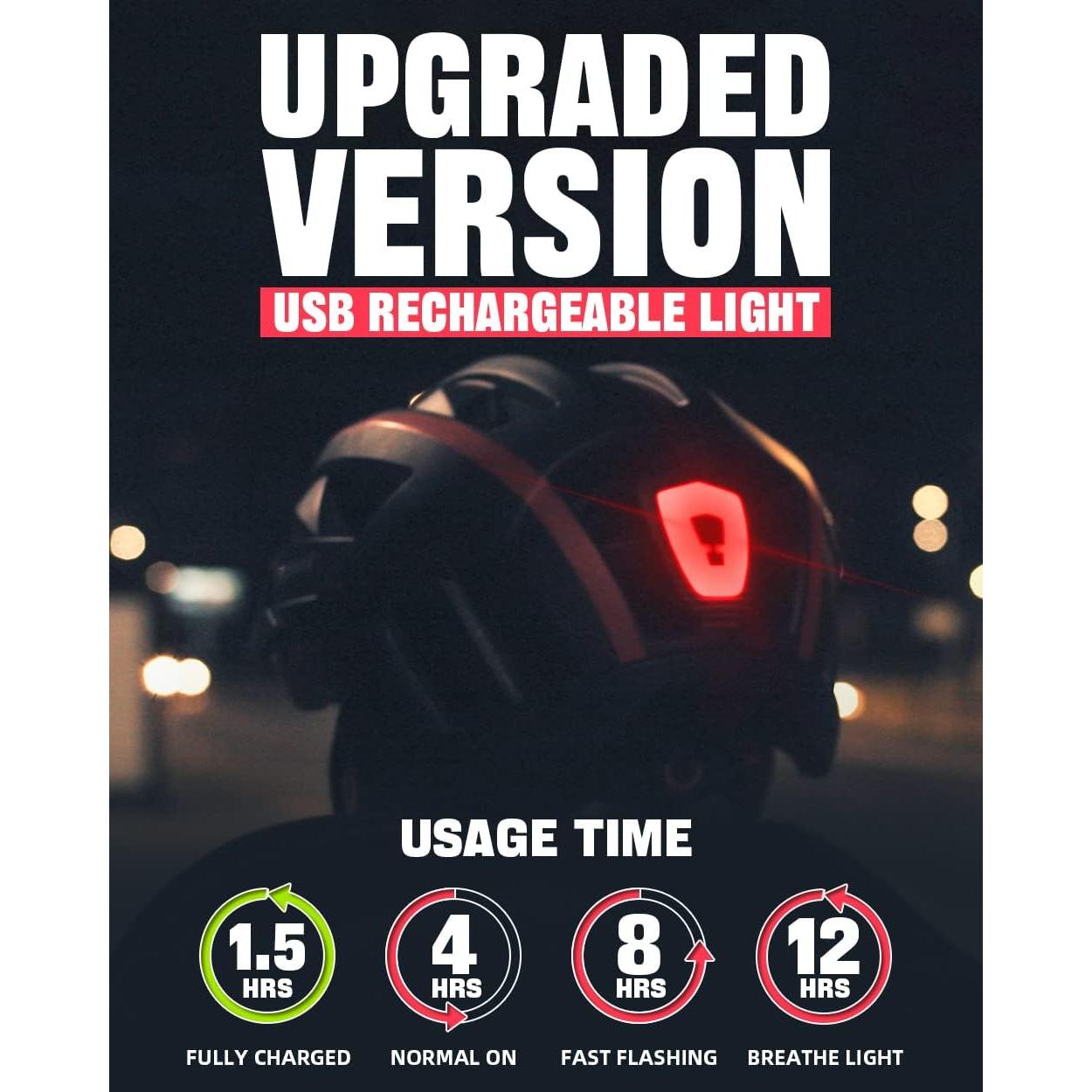 Casco de Bicicleta VICTGOAL VA112 con Luz LED y Gafas