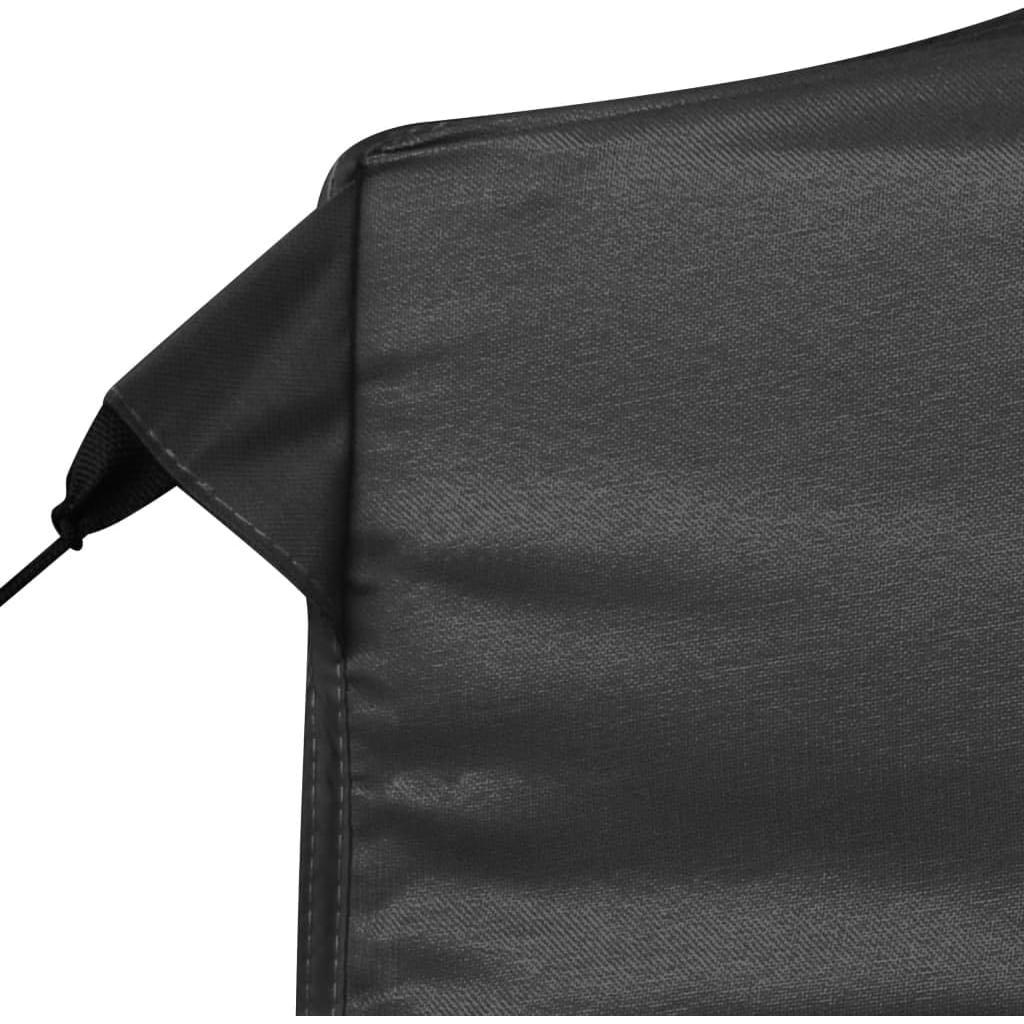 Carpa de Fiesta Plegable KCCLVER 5.7x3m Antracita con Paneles