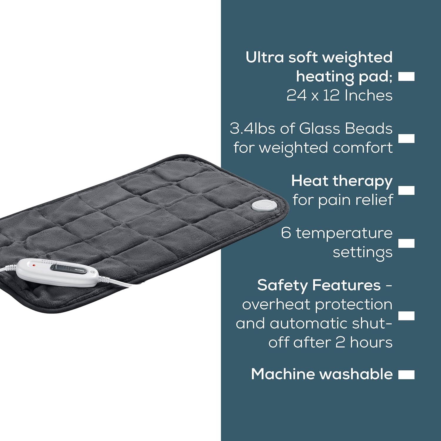 Almohadilla Térmica XL Beurer UHP27 1,36 kg 6 Niveles Calor