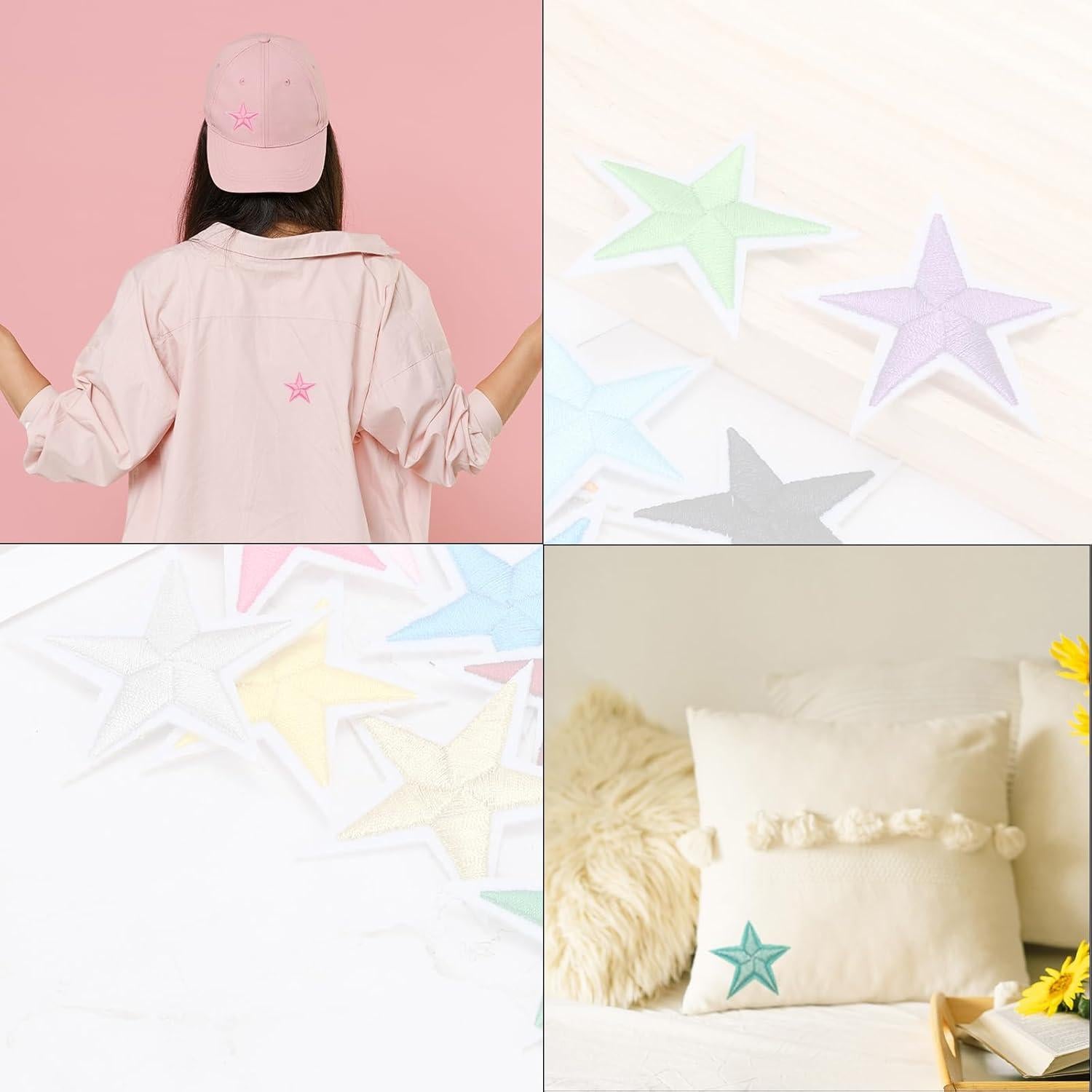 Parche de Planchar MECCANIXITY Estrella Azul 50 Piezas