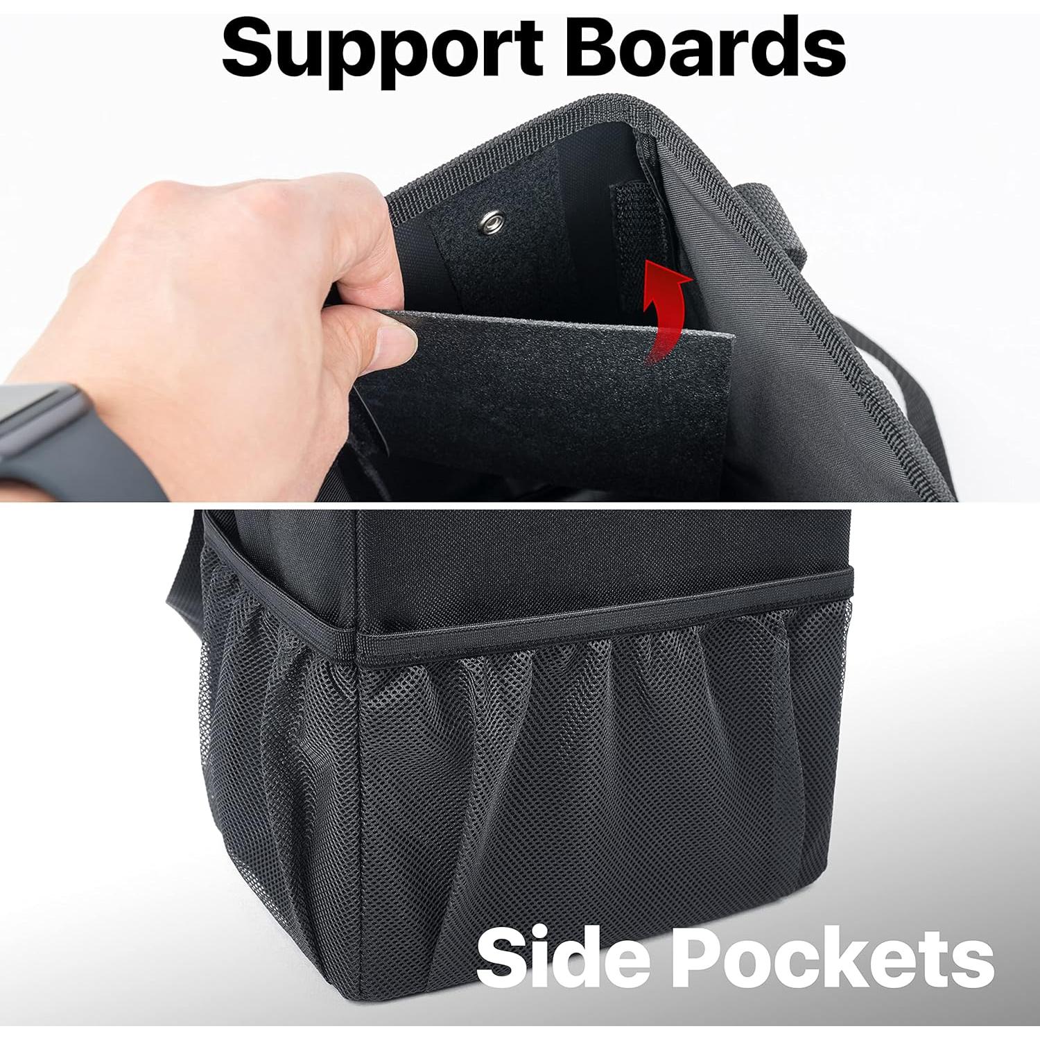 Basurero de Coche KMMOTORS ALD Pequeño Plegable con Bolsas