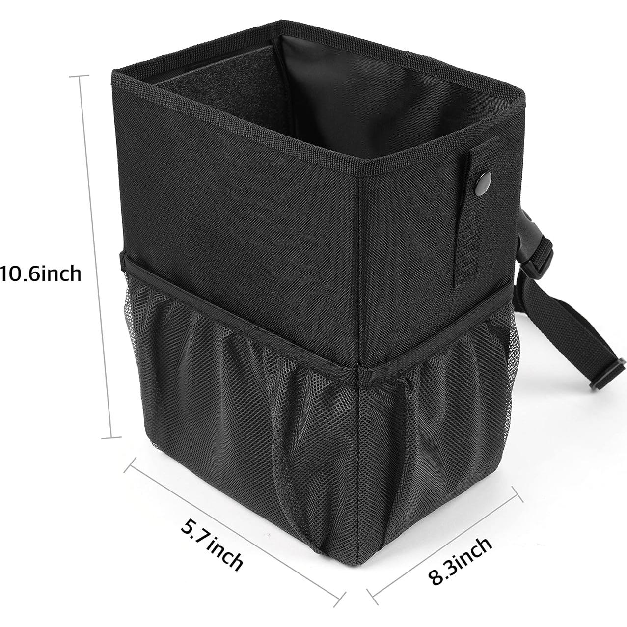 Basurero de Coche KMMOTORS ALD Pequeño Plegable con Bolsas