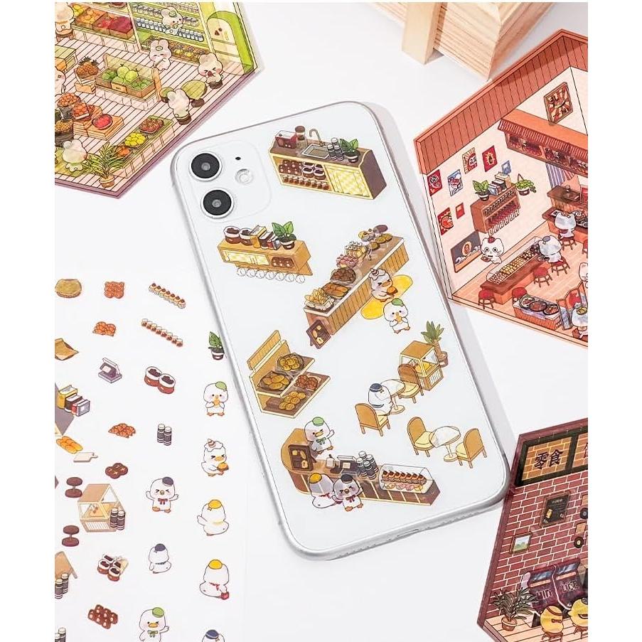 Calcomanías 3D DIY Genérico - Mini Hospital, Panda y Más