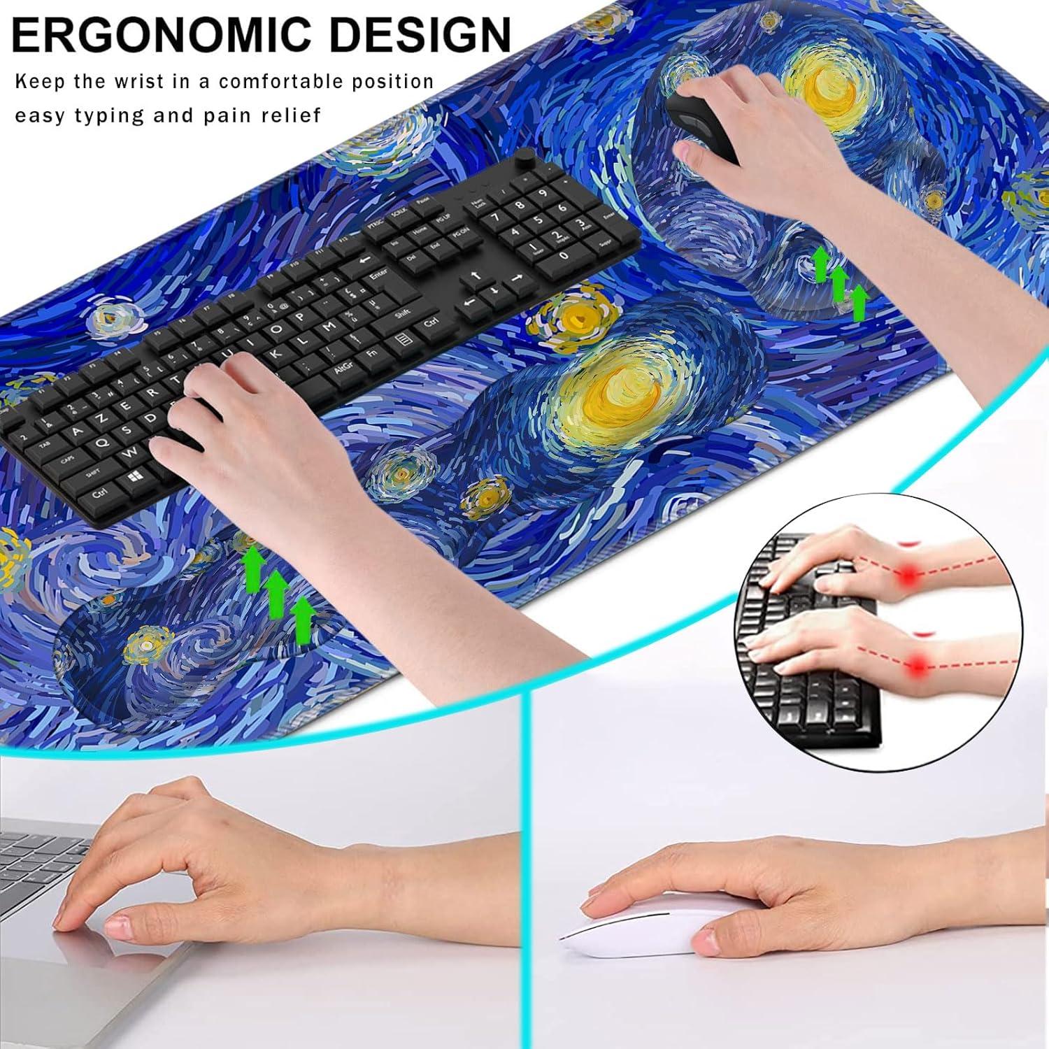 Alfombrilla de Escritorio Ergonómica CICPLKSE Cielo Nocturno