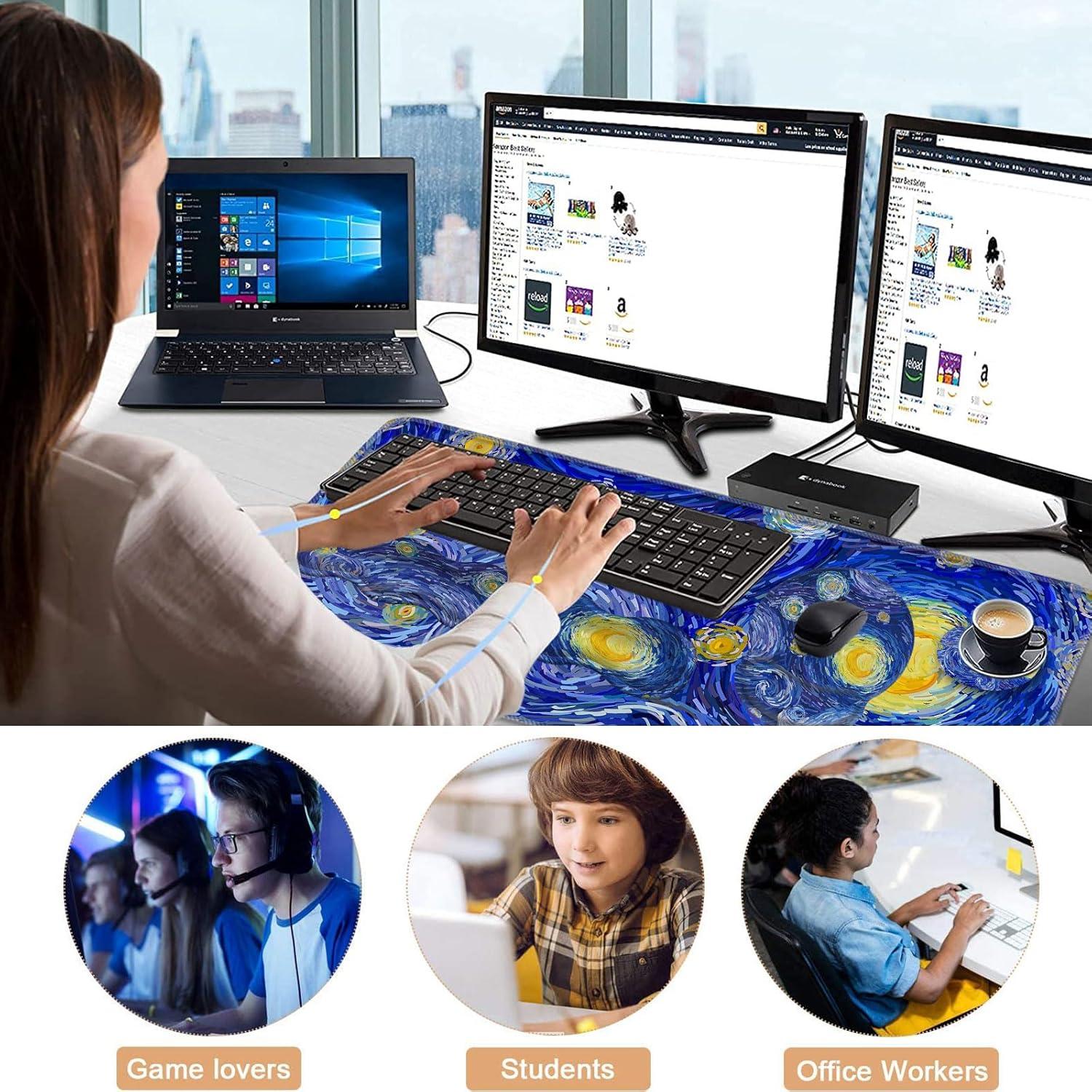 Alfombrilla de Escritorio Ergonómica CICPLKSE Cielo Nocturno