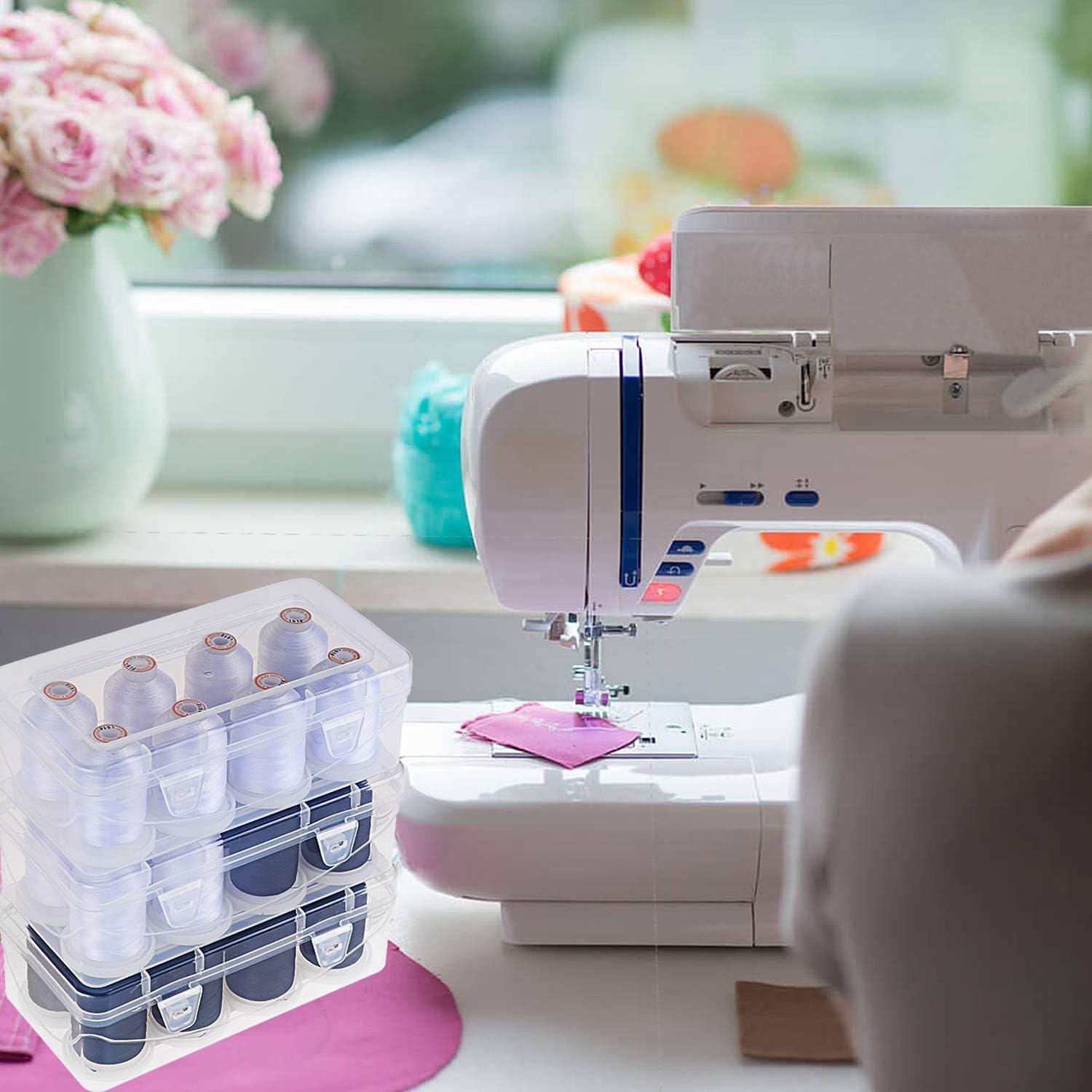 Hilo de Bordado de Poliéster New brothread 1000m Negro - 8 Bobinas