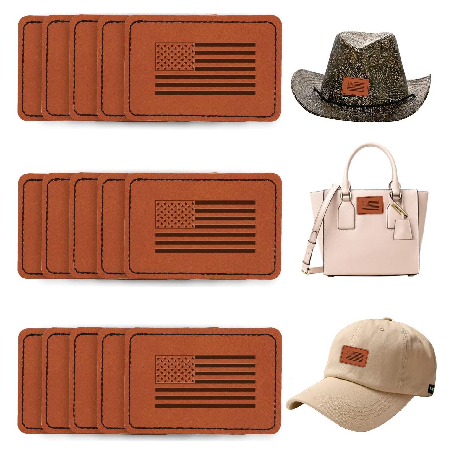 Parches de Cuero Sintético BENBO 15 Piezas 7.62x5.08cm