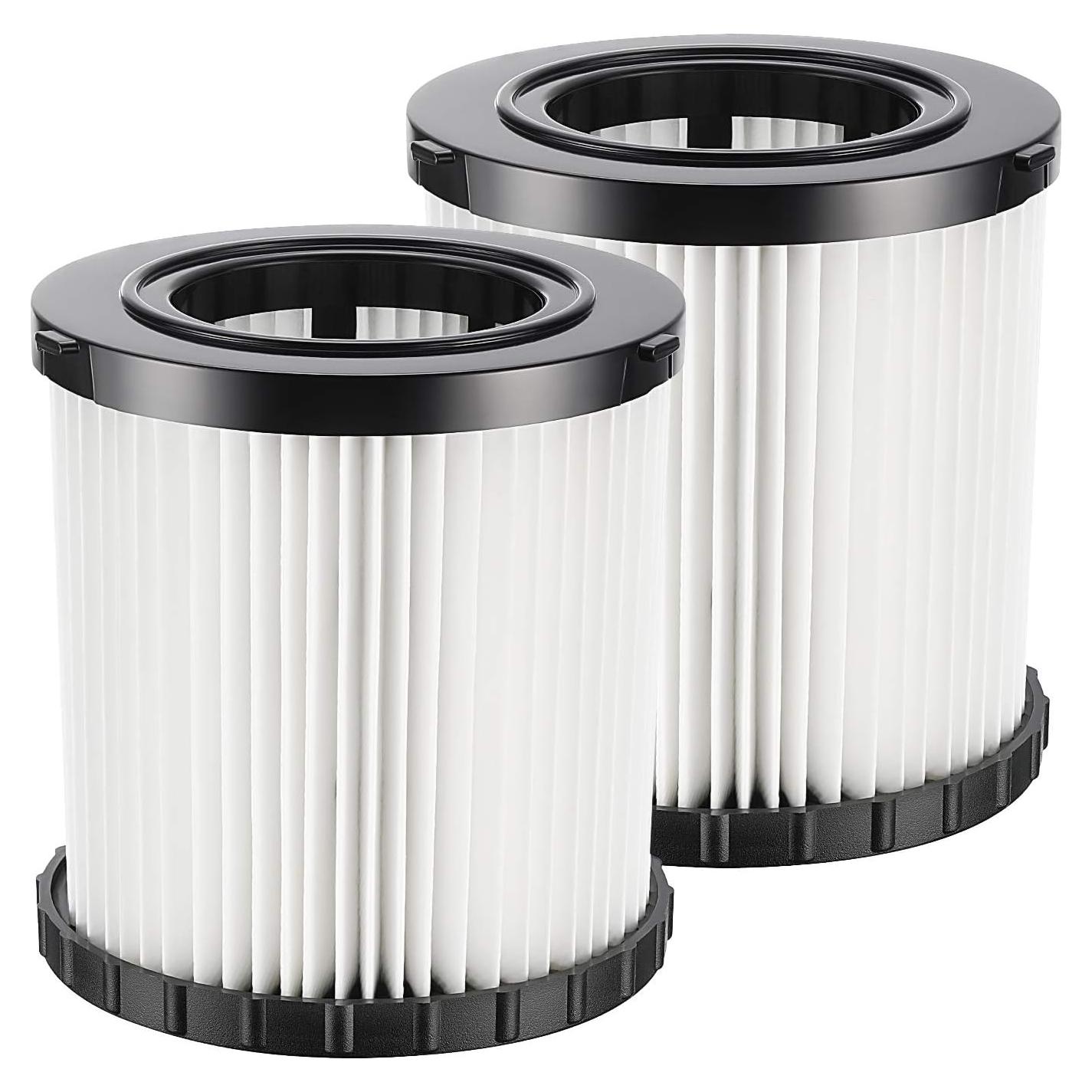 Filtro de Reemplazo HEPA isinlive para Aspiradora DeWalt 20V MAX - Paquete de 2