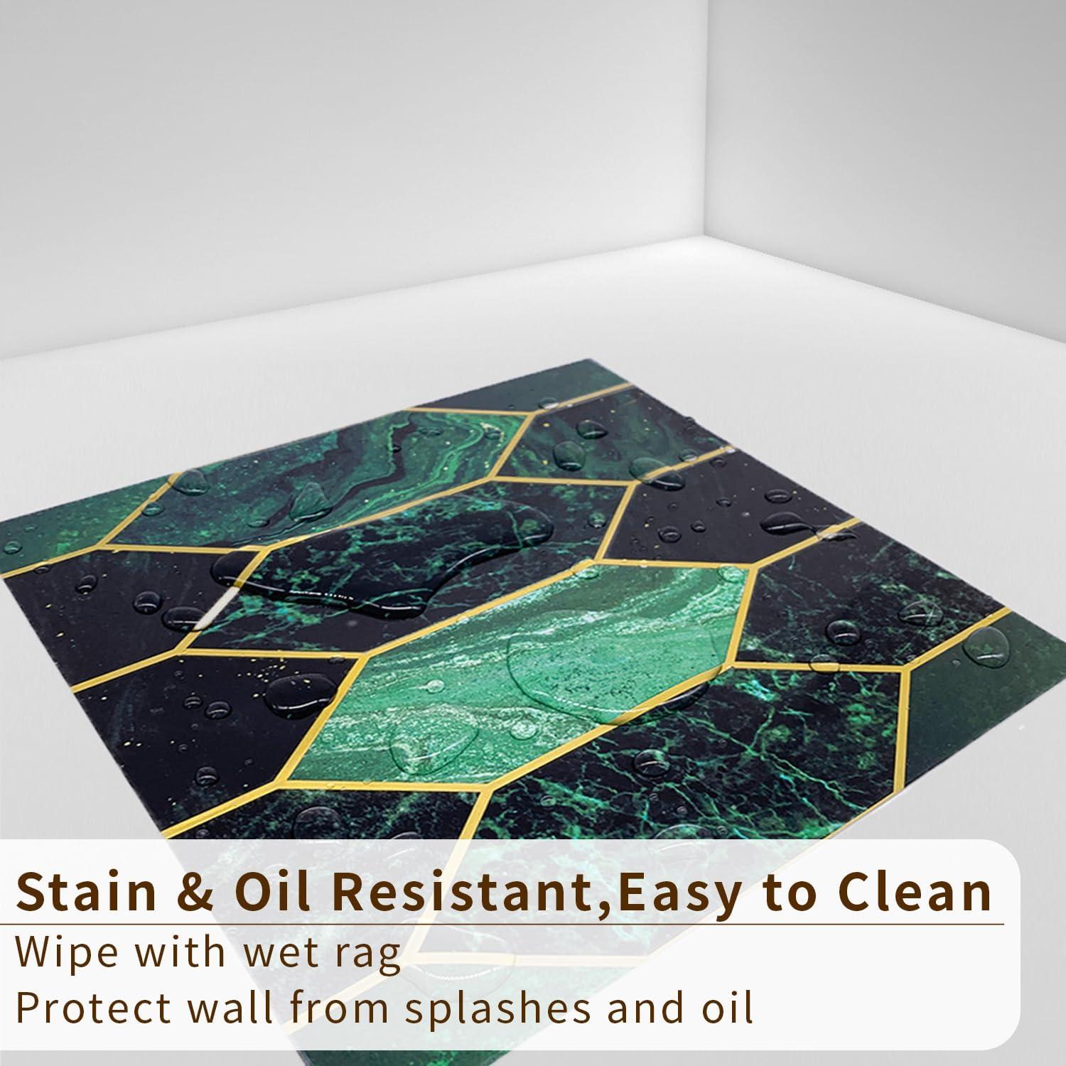 Azulejos Autoadhesivos Funlife 10Pcs Esmeralda 15x15cm