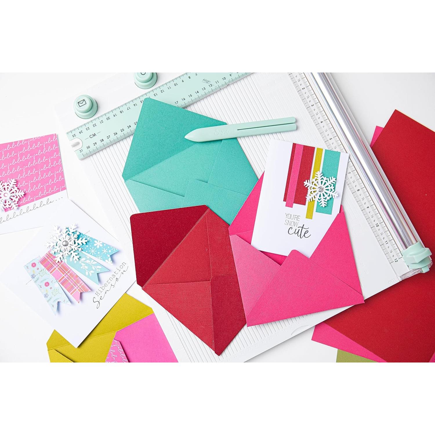 Tablero de Puntuación y Cortador Sizzix 30x30cm Menta/Blanco