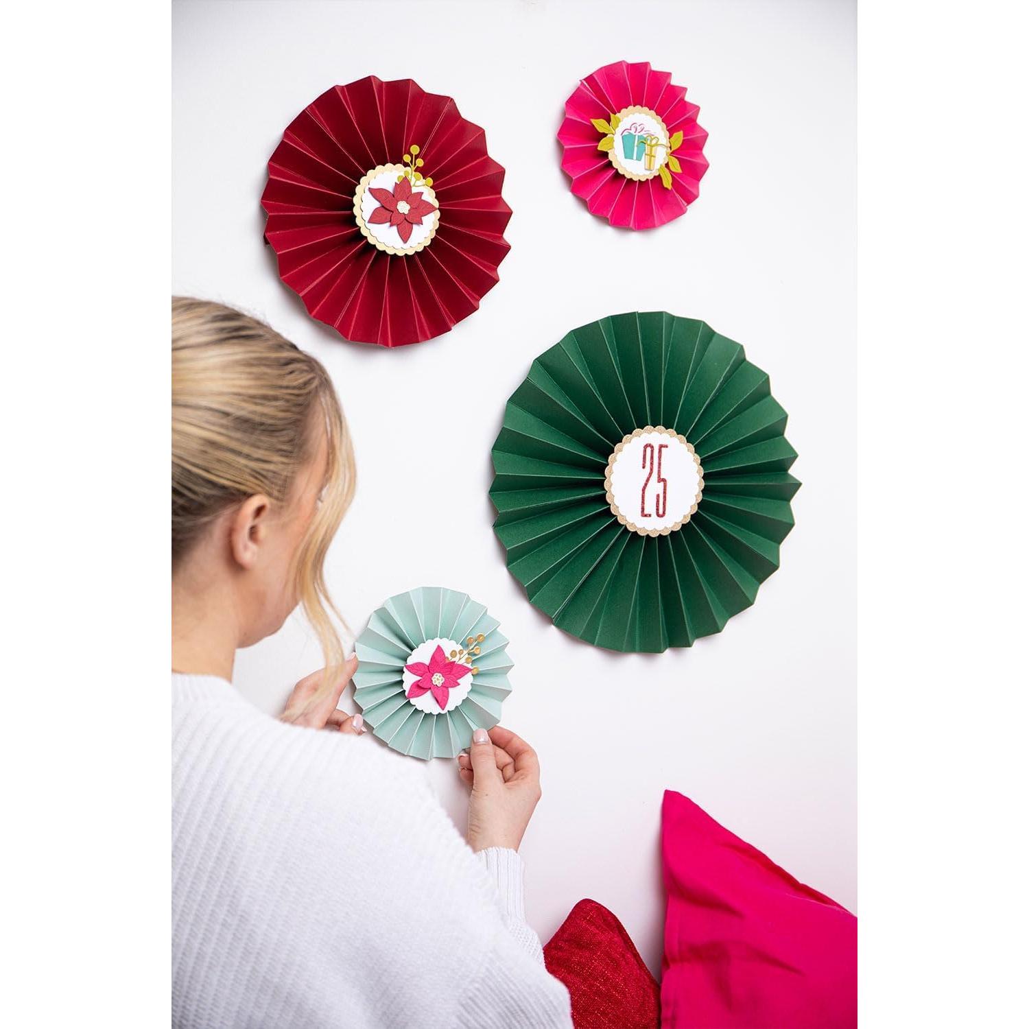 Tablero de Puntuación y Cortador Sizzix 30x30cm Menta/Blanco