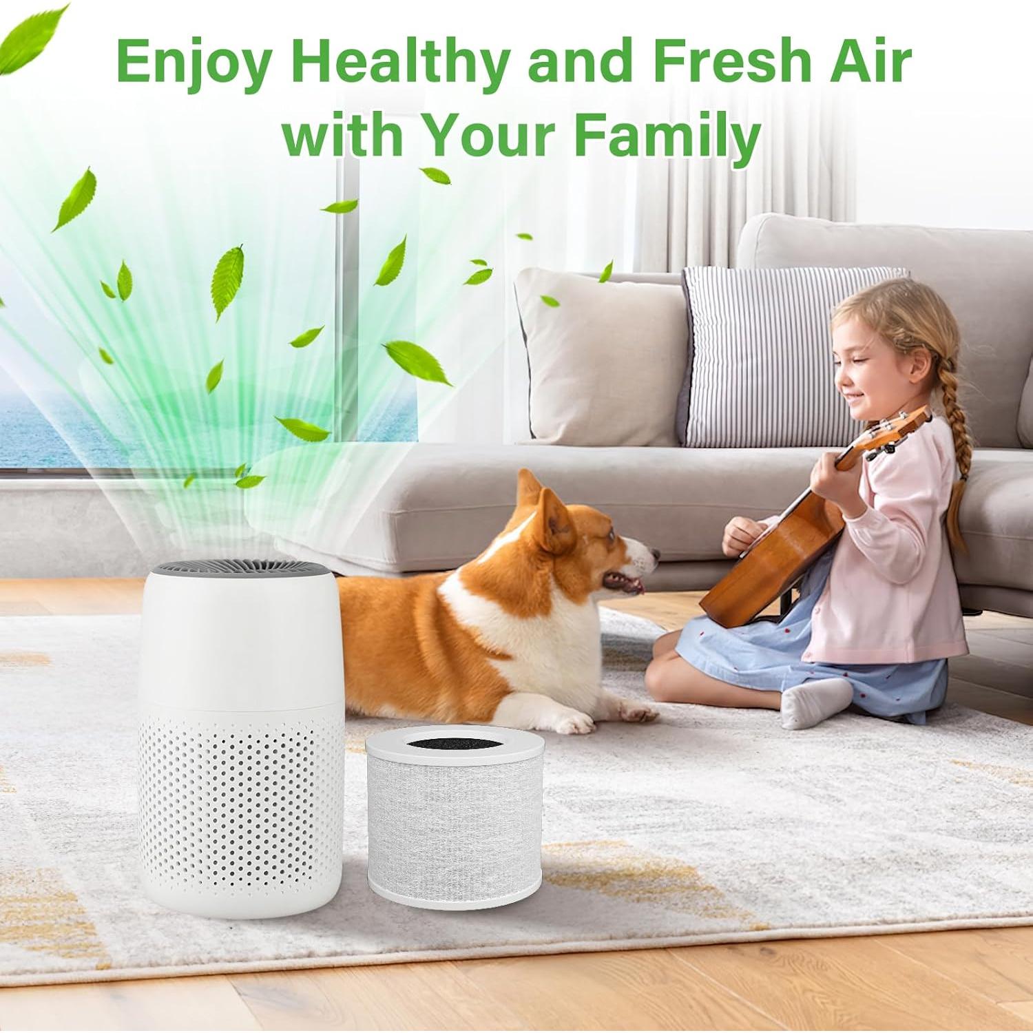 Filtro de Reemplazo HEPA 3-en-1 LEVOIT Core Mini-RF