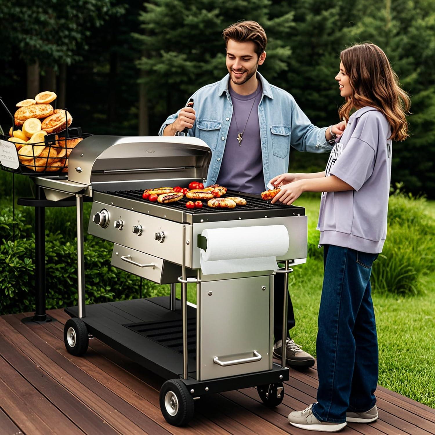 Soporte Magnético para Toallas de Papel DELITON Negro 28.7x10.9 cm