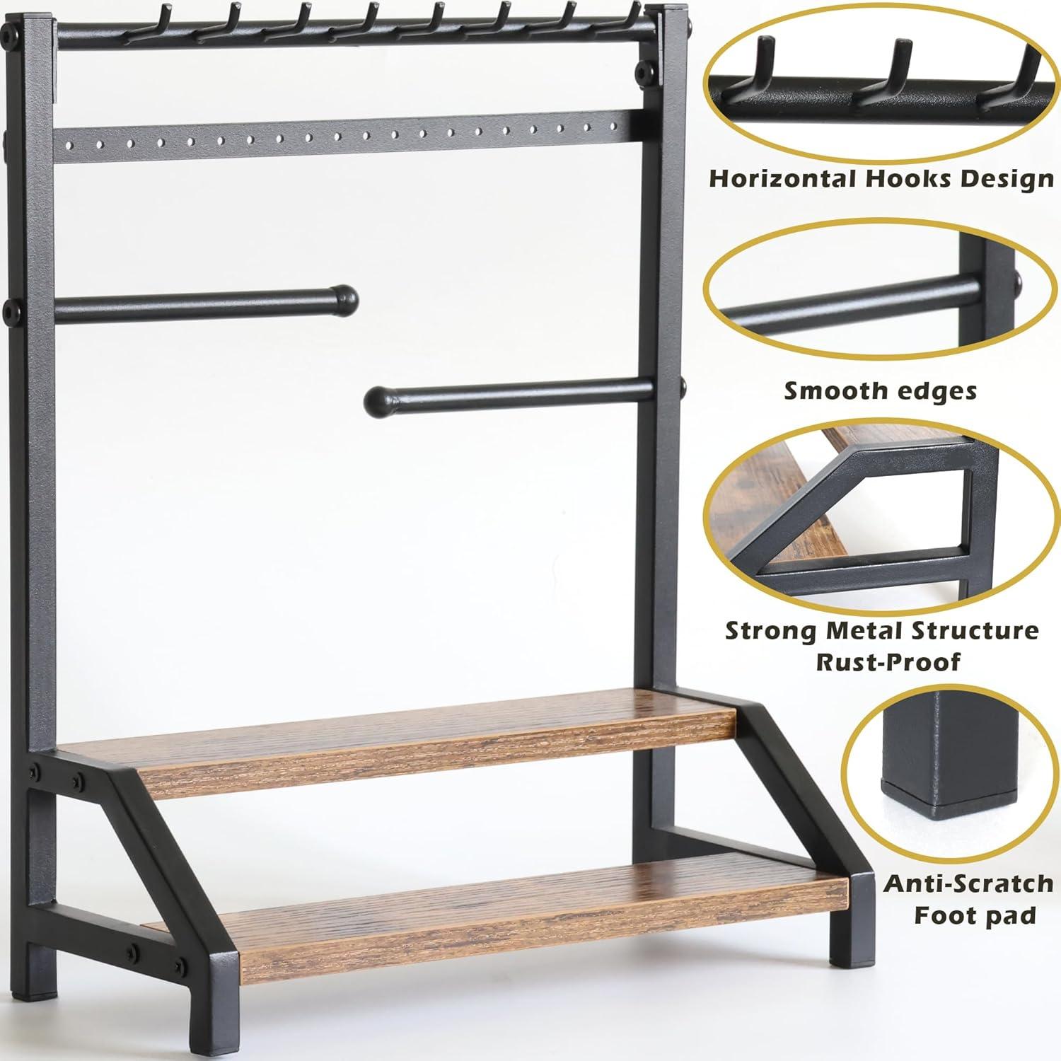 Organizador de Joyería y Perfumes Rusnugic Negro 36.5cm