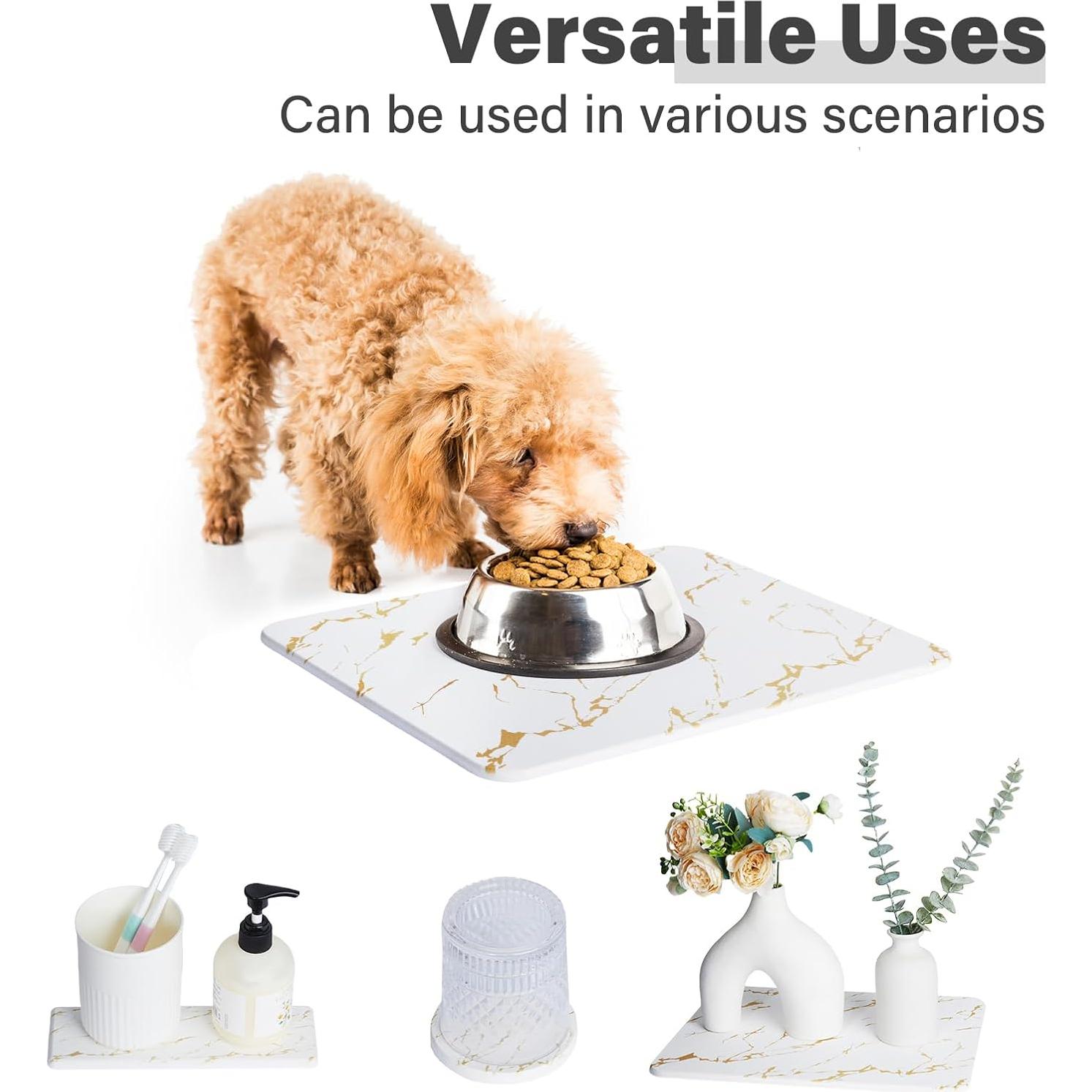 Alfombrilla de Secado de Piedra Diatomácea EGHOMZ 30.5x40.6 cm