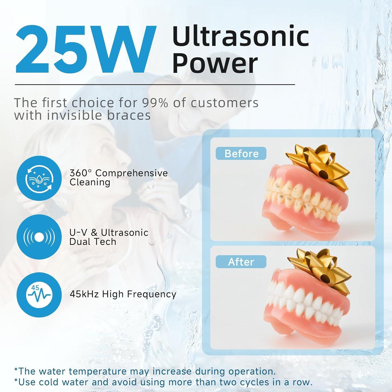 Limpiador Ultrasónico de Retenedores KKEKKE 200ml 45kHz