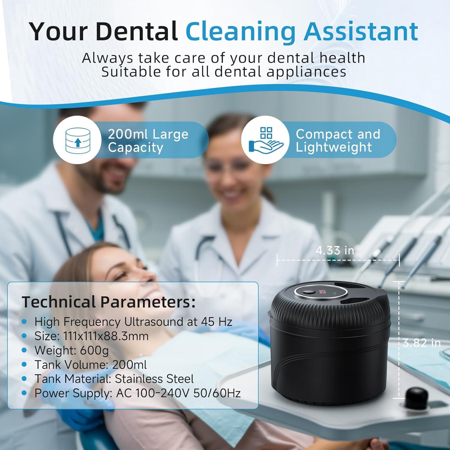 Limpiador Ultrasónico de Retenedores KKEKKE 200ml 45kHz