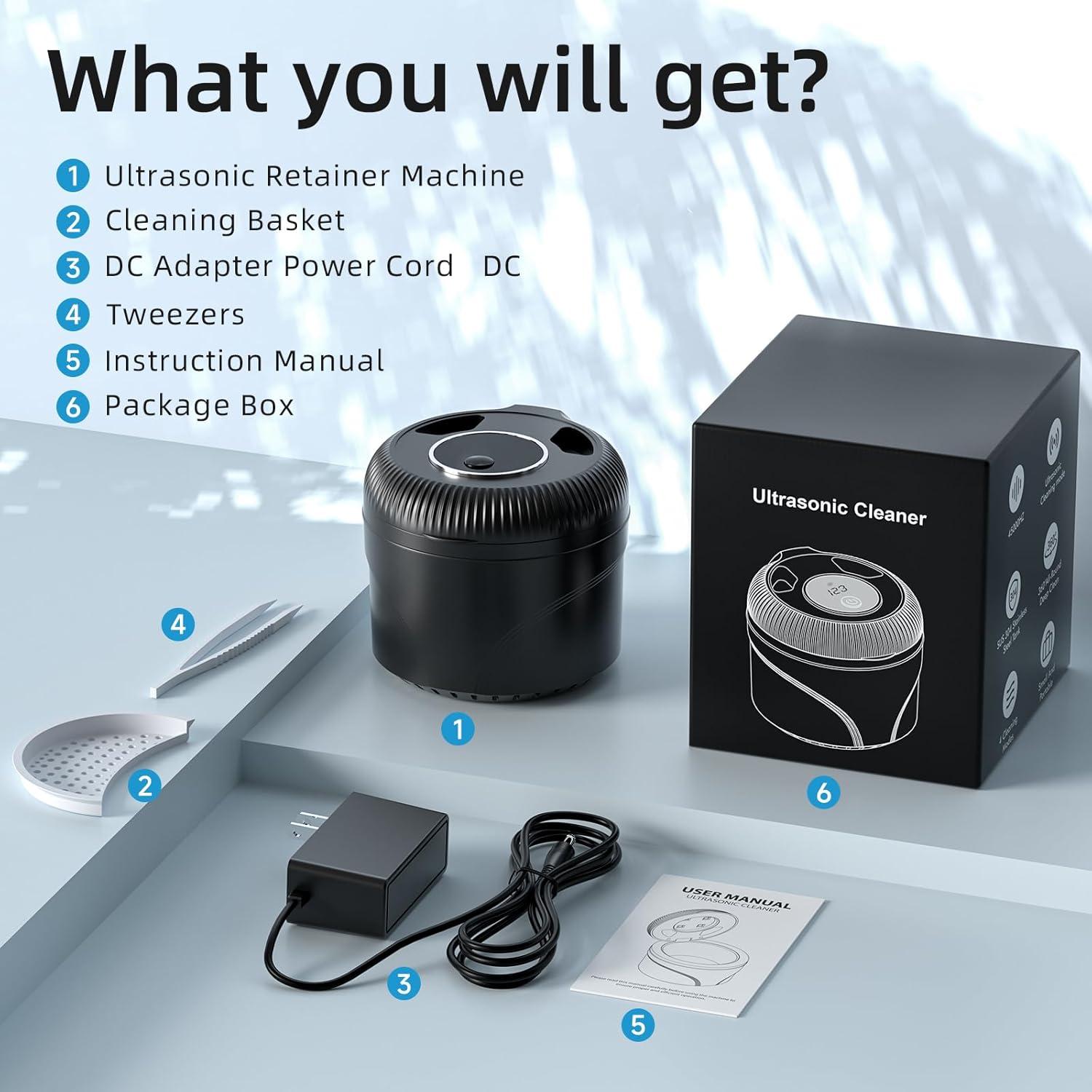 Limpiador Ultrasónico de Retenedores KKEKKE 200ml 45kHz