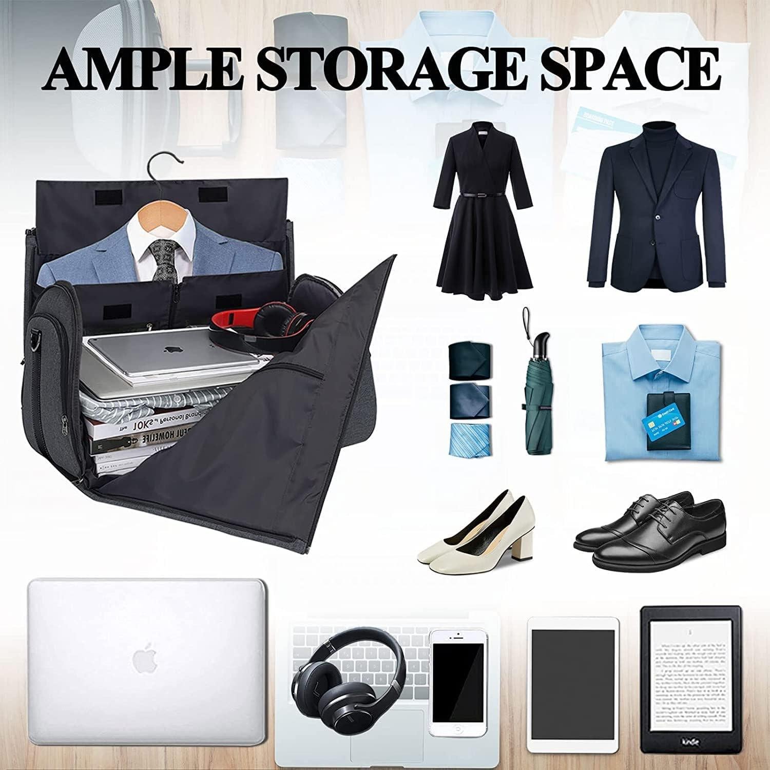 Bolsa de Ropa Duffel Convertible MOVOYEE 45L - Negro