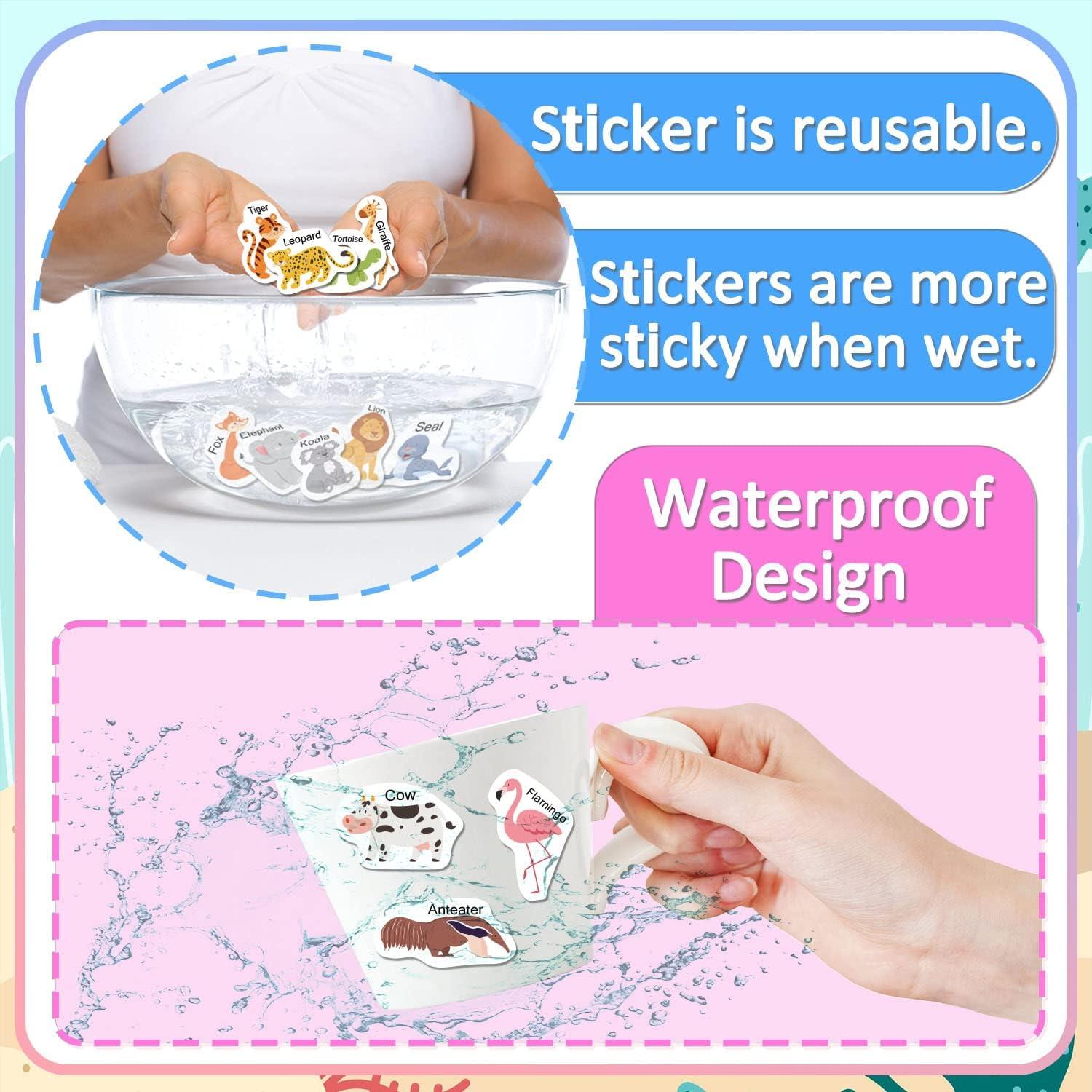 Libro de Pegatinas Reutilizables iGetooy para Niños 1-6 Años