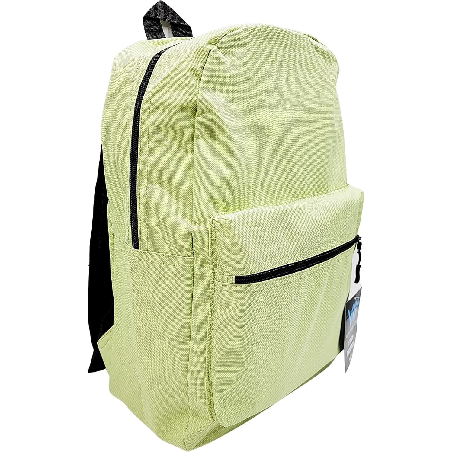 Paquete de 48 mochilas de 43 cm con cremallera - Colores surtidos