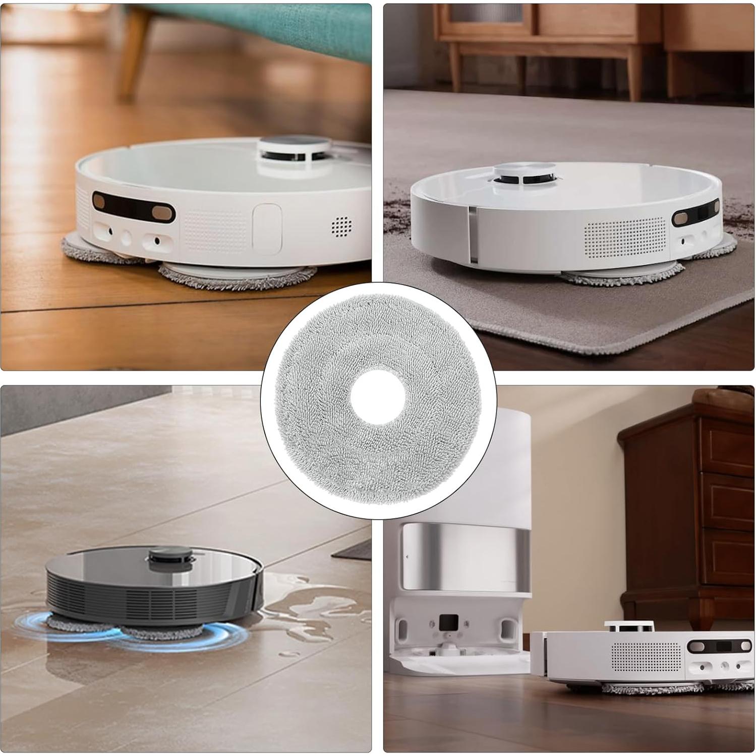 Almohadillas de Mopa 4Pack MsDaos para Aspiradoras Dreame