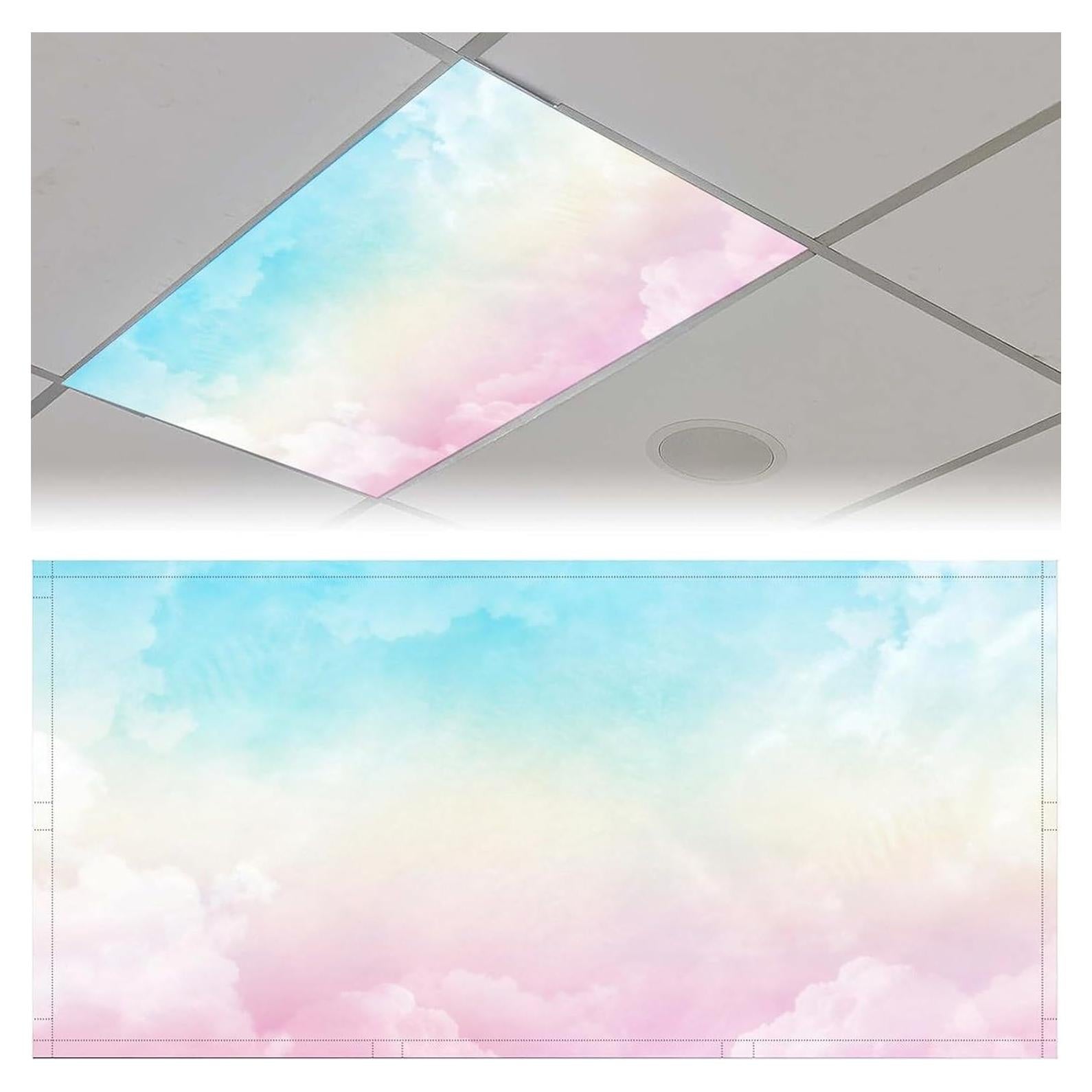 Cubiertas de Luz Fluorescente Dujupu 2 Piezas 1.22x0.61m