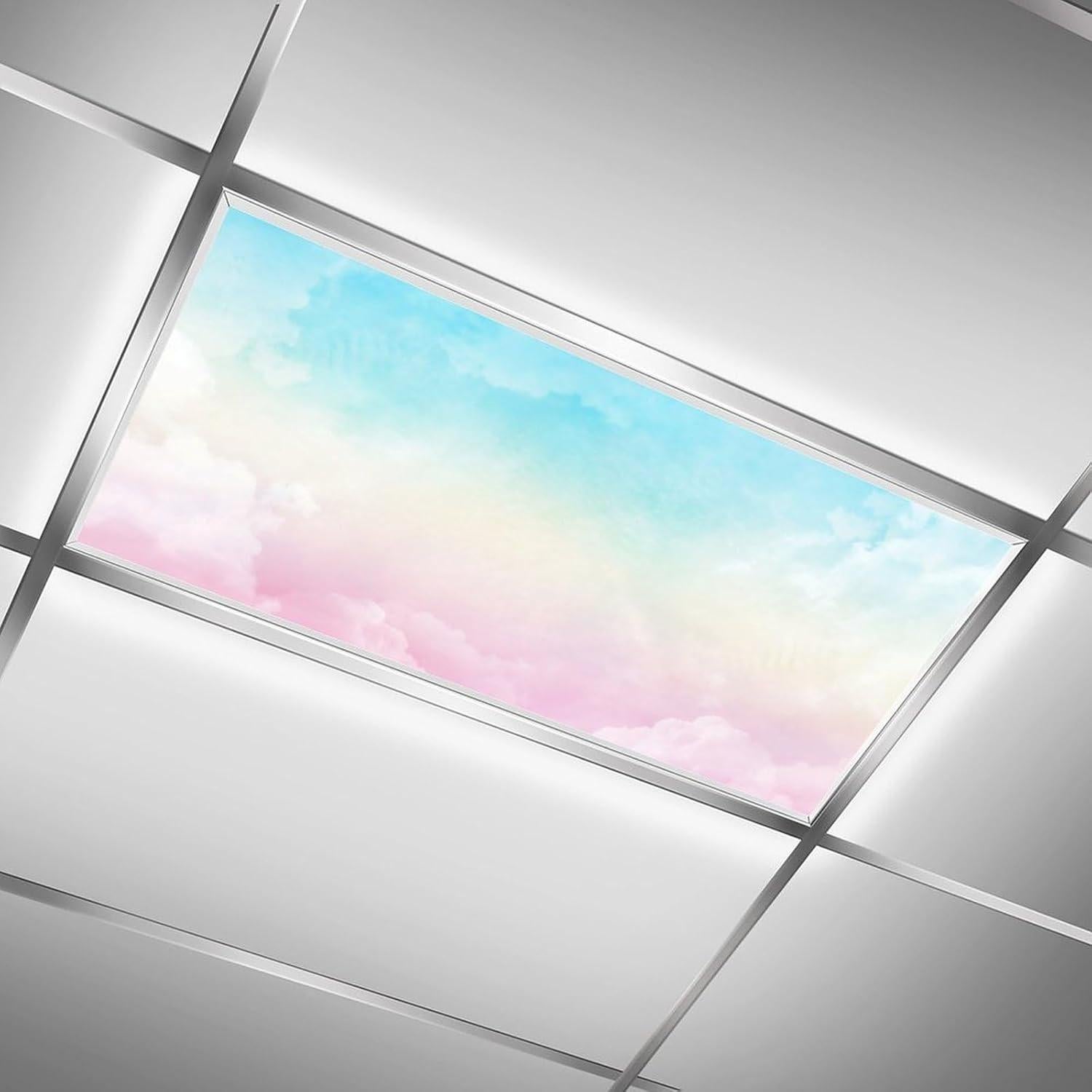 Cubiertas de Luz Fluorescente Dujupu 2 Piezas 1.22x0.61m