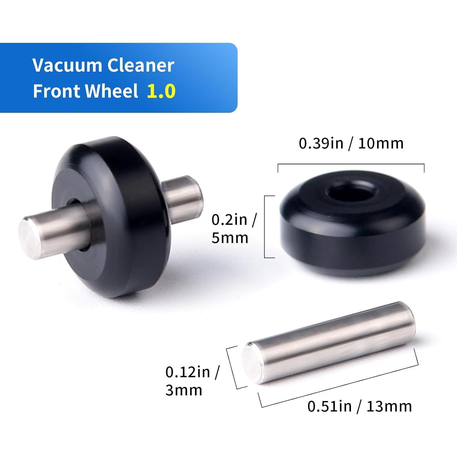 Ruedas de Reemplazo para Aspiradoras Tineco iFloor 3 S3 - 2 Piezas