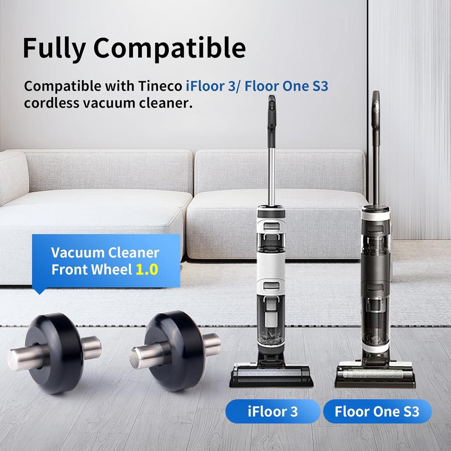 Ruedas de Reemplazo para Aspiradoras Tineco iFloor 3 S3 - 2 Piezas