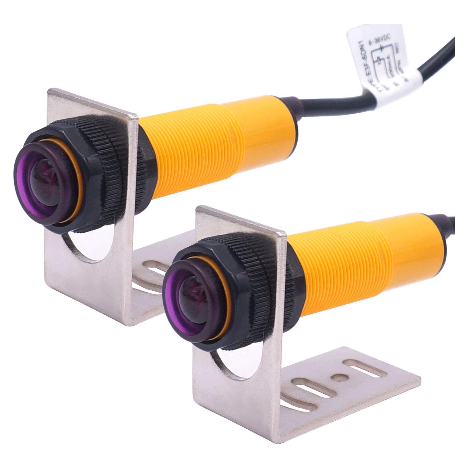 Interruptor Fotoeléctrico Taiss E3F-5DN1 Infrarrojo 5m NPN NO