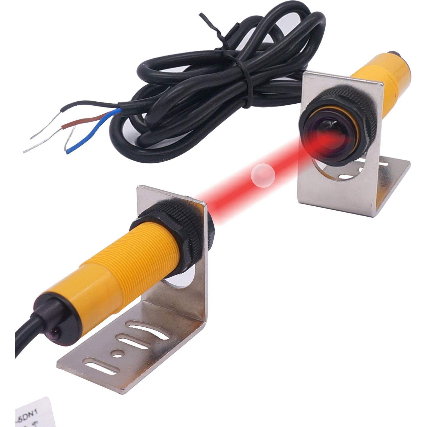 Interruptor Fotoeléctrico Taiss E3F-5DN1 Infrarrojo 5m NPN NO