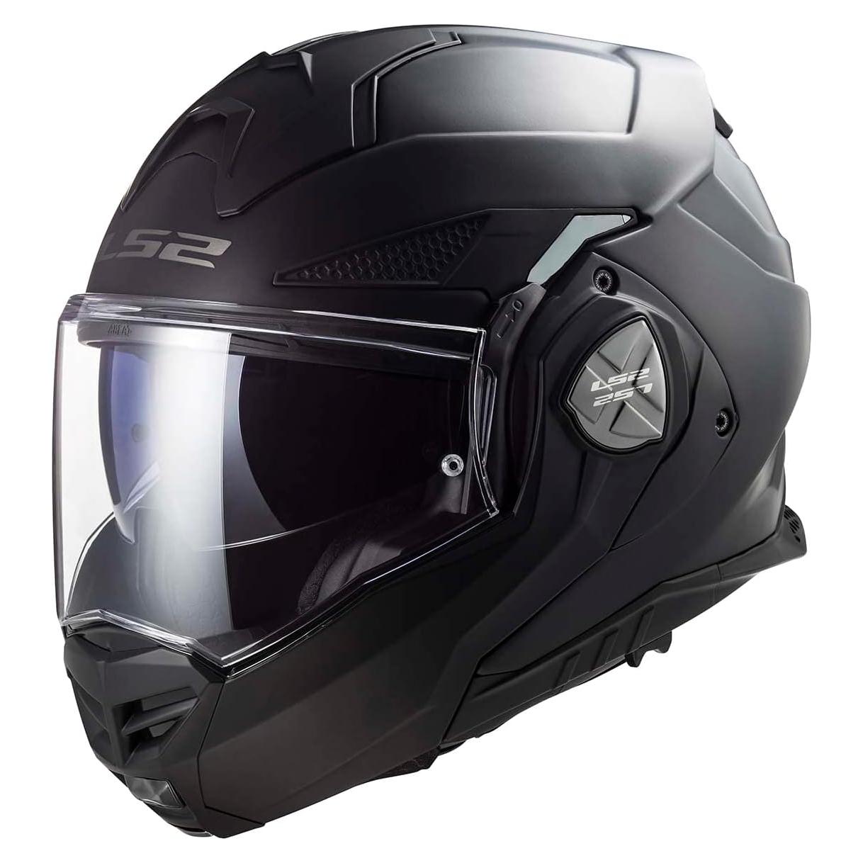 Casco Modular LS2 Advant X Bluetooth Cardo 4X Negro Mate XS