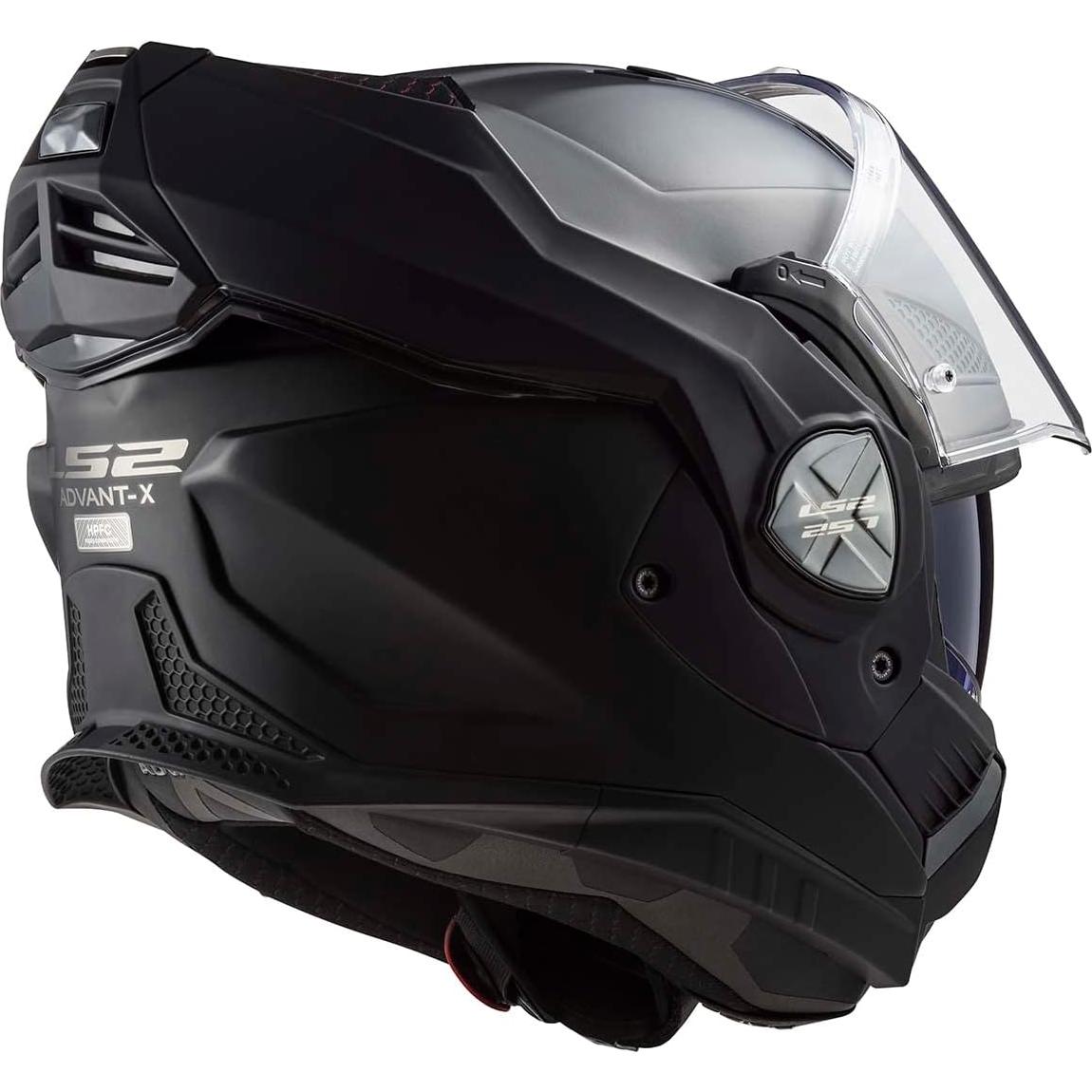 Casco Modular LS2 Advant X Bluetooth Cardo 4X Negro Mate XS