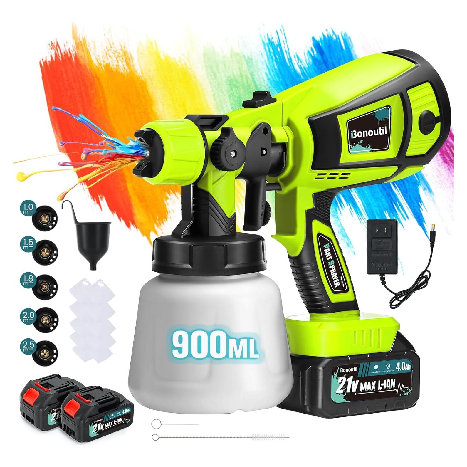 Pulverizador de pintura inalámbrico Bonoutil XR-HT-02 900ml 21V