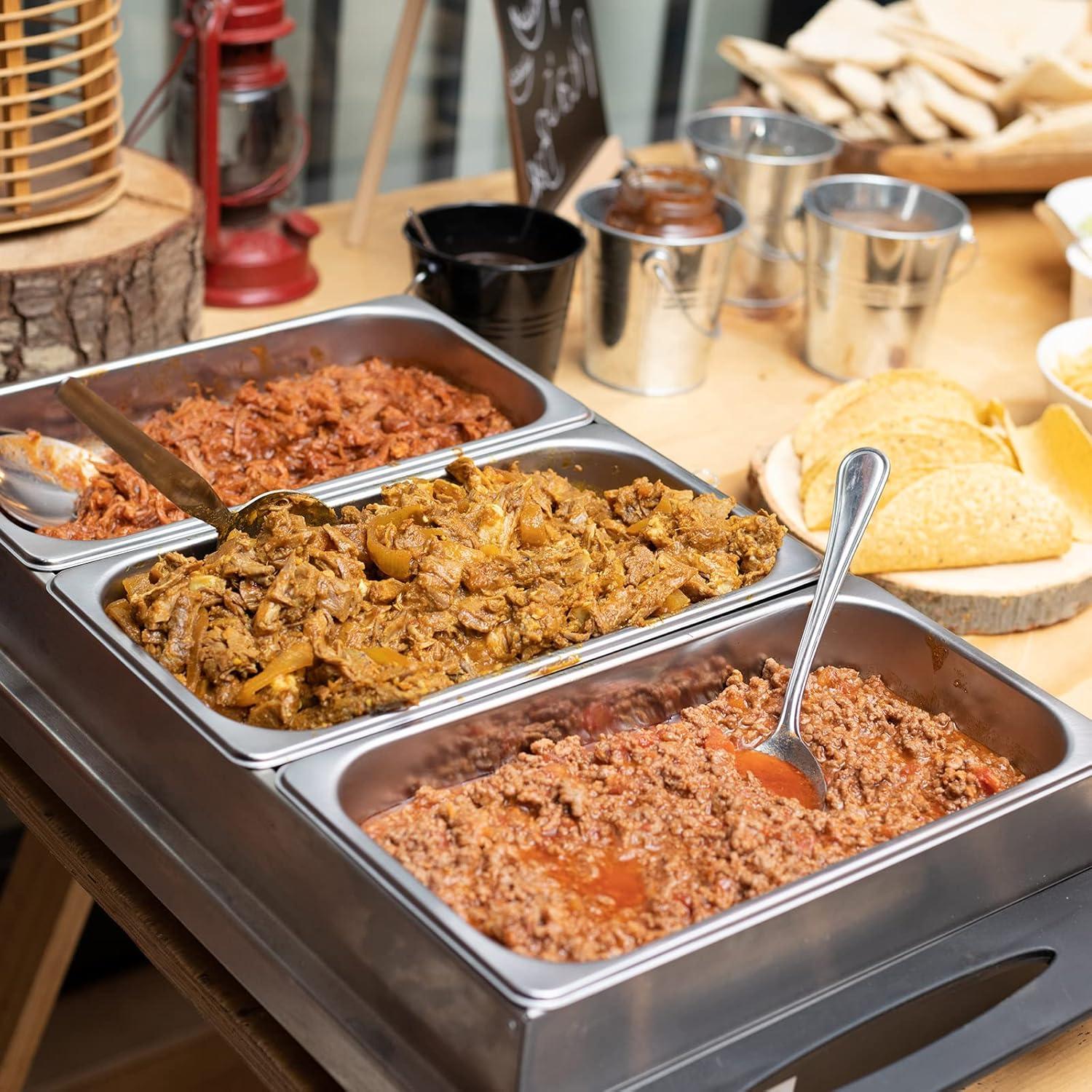 Calentador de Comida Comercial EASYROSE 1200W 53.9x33.8cm