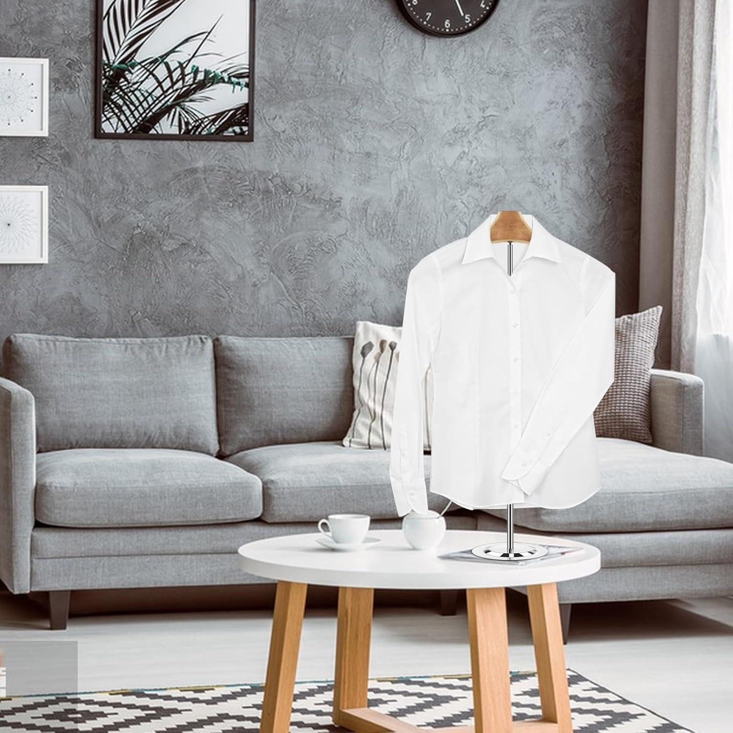 Soporte de Exhibición de Camisetas Ajustable Hlimior 43-79 cm