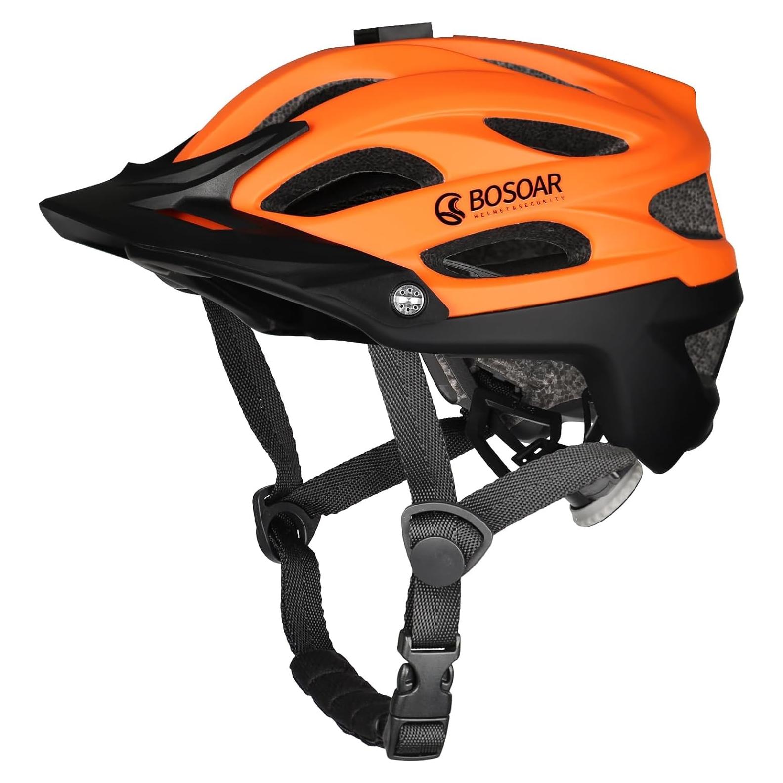 Casco de Bicicleta Bosoar GH-17 Naranja Ajustable 55-61 cm